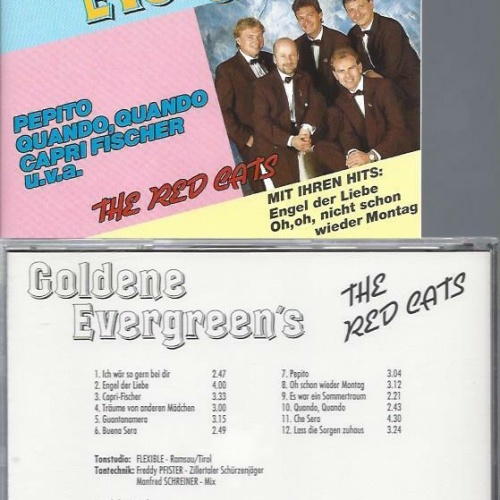 CD--THE RED CATS  GOLDENE EVERGREENS
