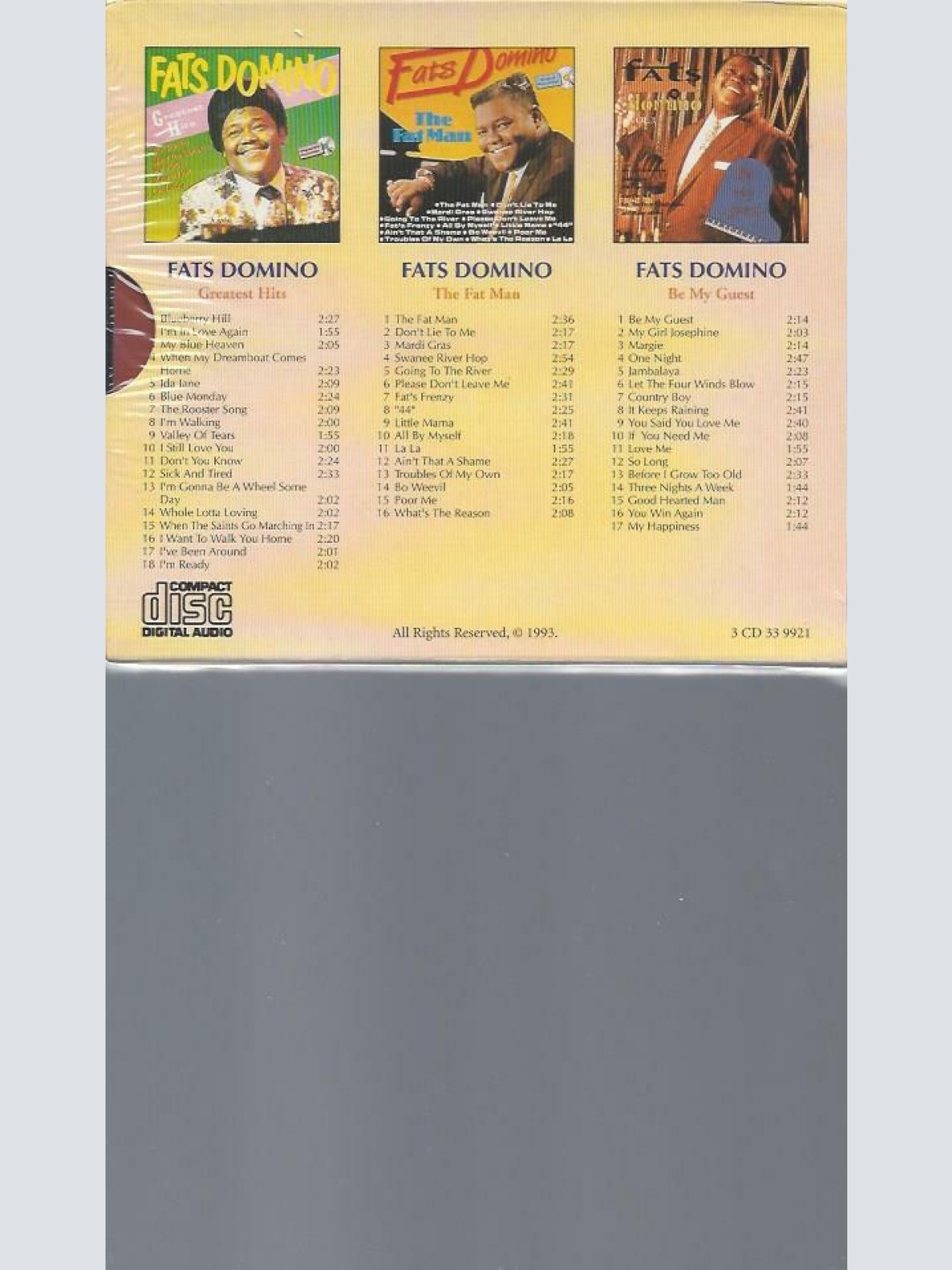 CD-- FATS DOMINO // 3 CD BOX