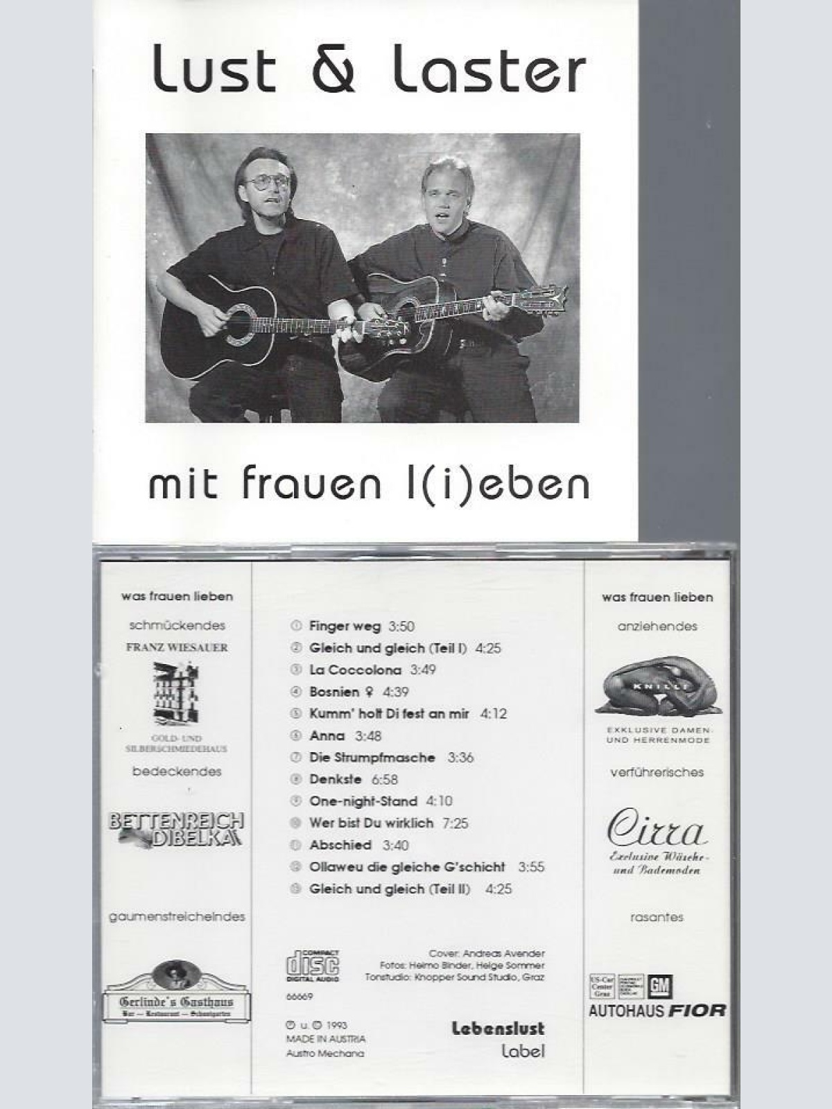 CD // LUST &  LASTER MIT FRAUEN LIEBEN