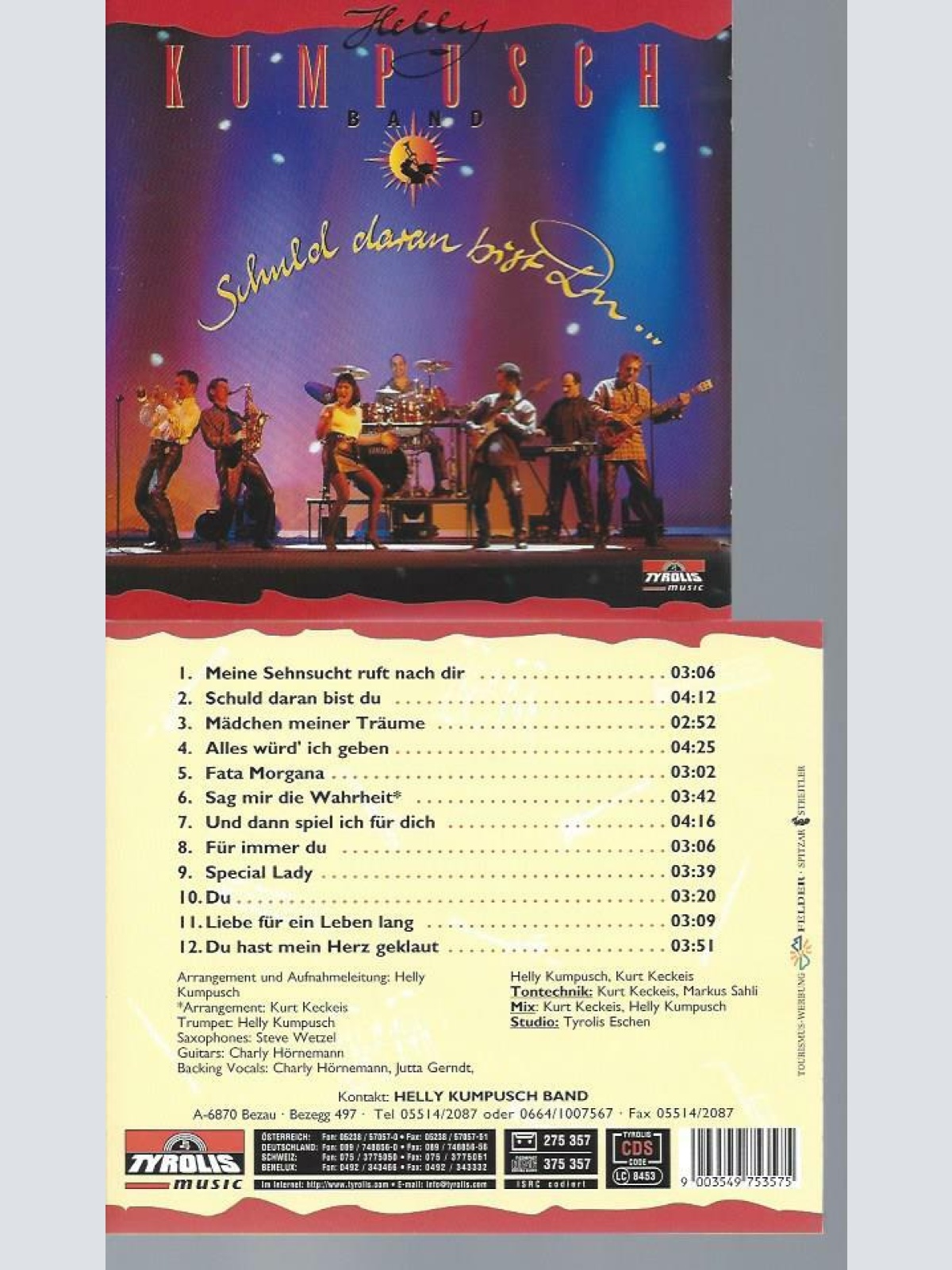 CD //   HELLY KAMPUSCH BAND SCHULD DARAN BIST DU