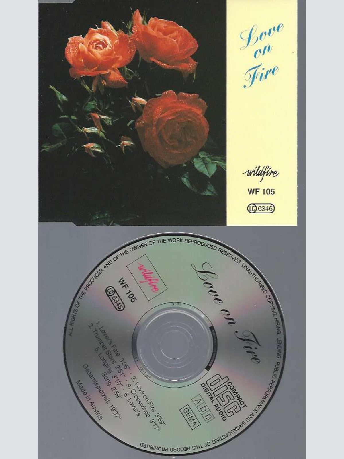 CD // LOVE ON FIRE WF 105