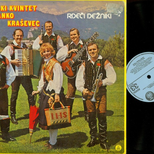 LP--Alpski Kvintet Z Ivanko Kraševec – Rdei Dežniki
