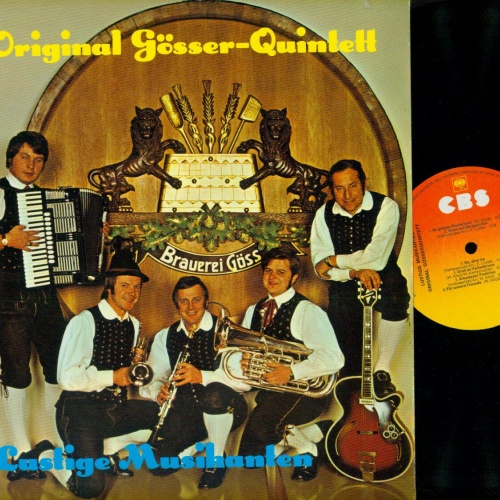 LP--ORIGINAL GÖSSER QUINTETT //  LUSTIGE MUSIKANTEN
