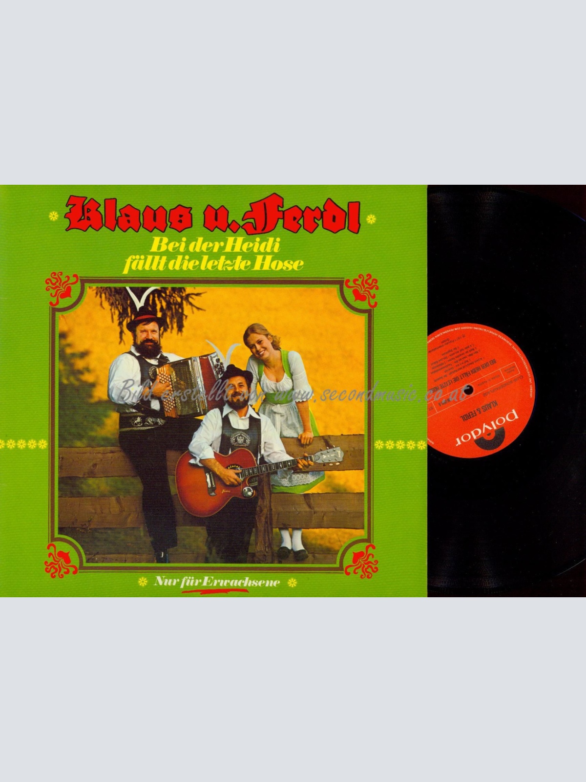 LP--KLAUS UND FERDL BEI DER HEIDI FÄLLT DIE LETZTE HOSE -- CLUB