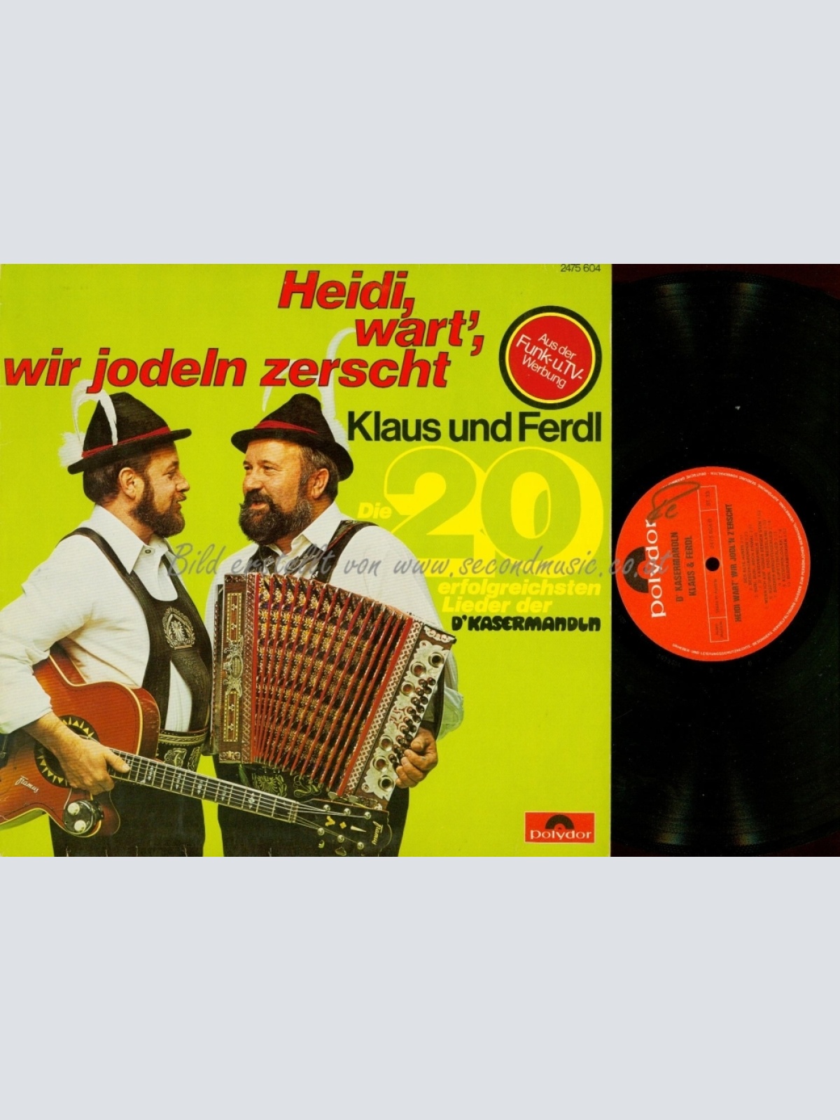 LP--KLAUS UND FERDL--HEIDI WART WIR JODLN ZERSCHT