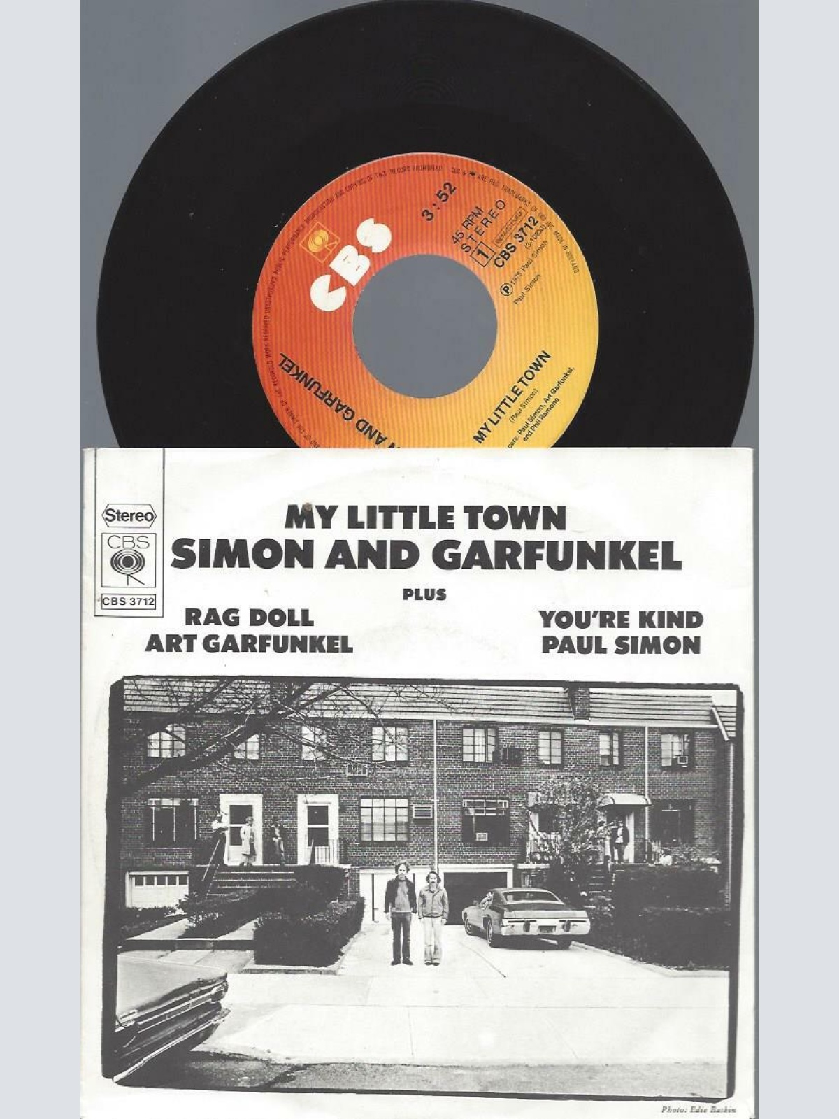 7"  Simon And Garfunke  – My Little Town