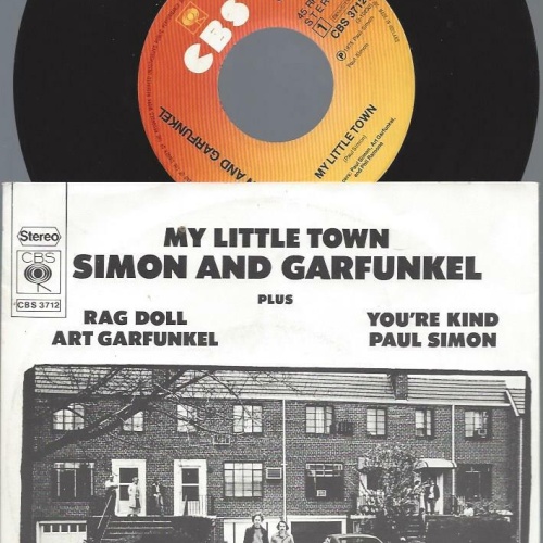 7"  Simon And Garfunke  – My Little Town