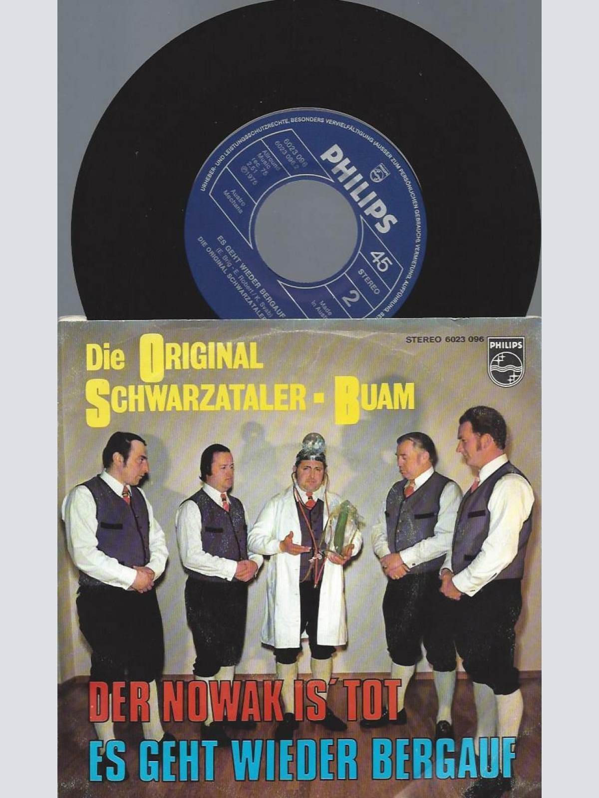 7" ORIG SCHWARZATALER BUAM DER NOWAK IS TOT