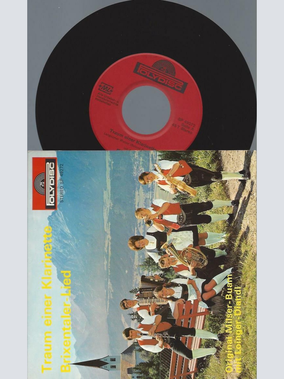 7"  Orig. MILSER BUAM   TRAUM EINER KLARINETTE