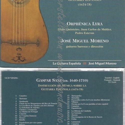 CD--Instrucción de Música sobre la Guitarra Espanola~ José Miguel Moreno 05
