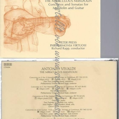 CD--VIVALDI,A. | --MIRACULOUS MANDOLIN