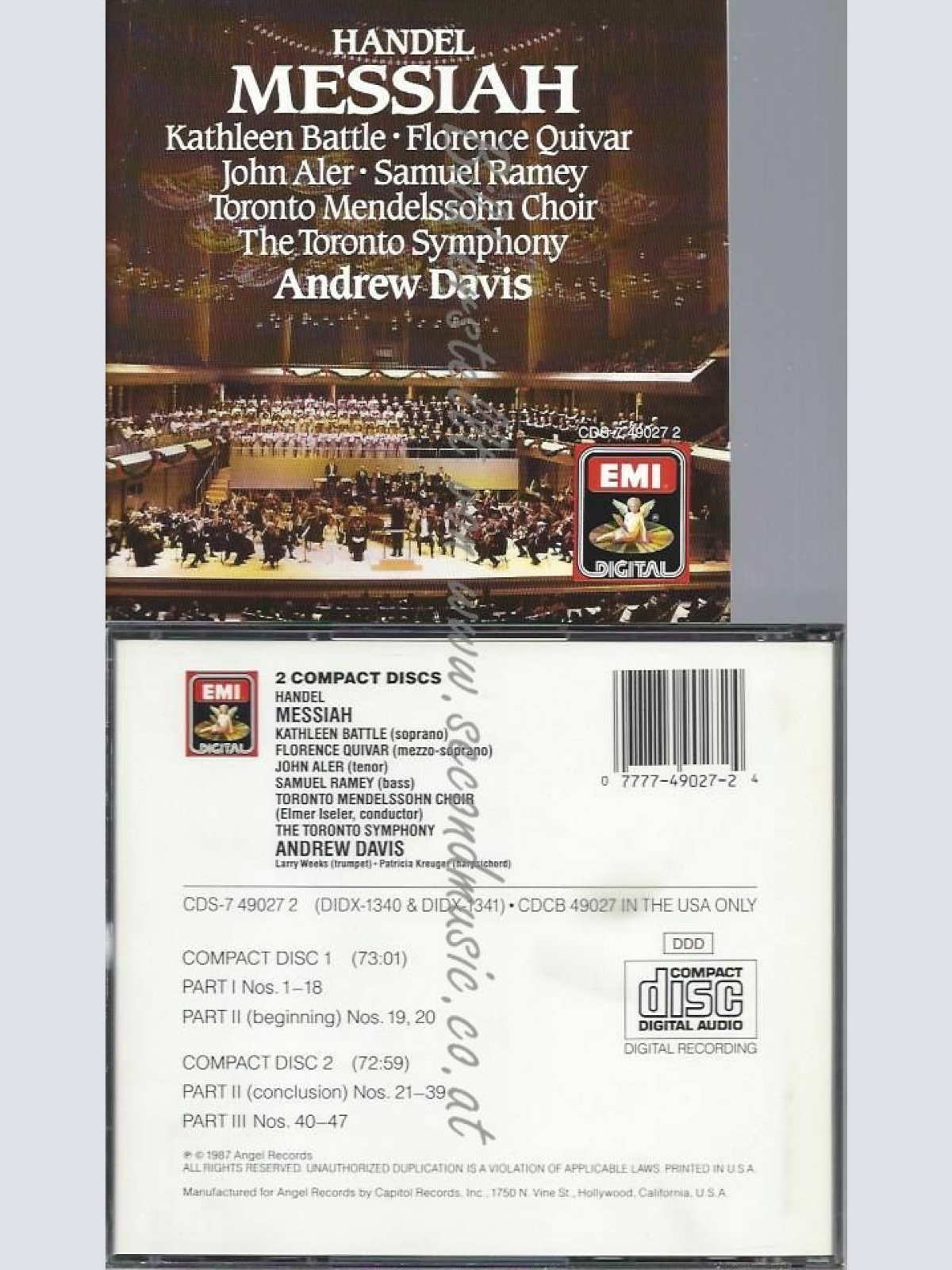 CD--ANDREW DAVIS | --MESSIAH-COMP