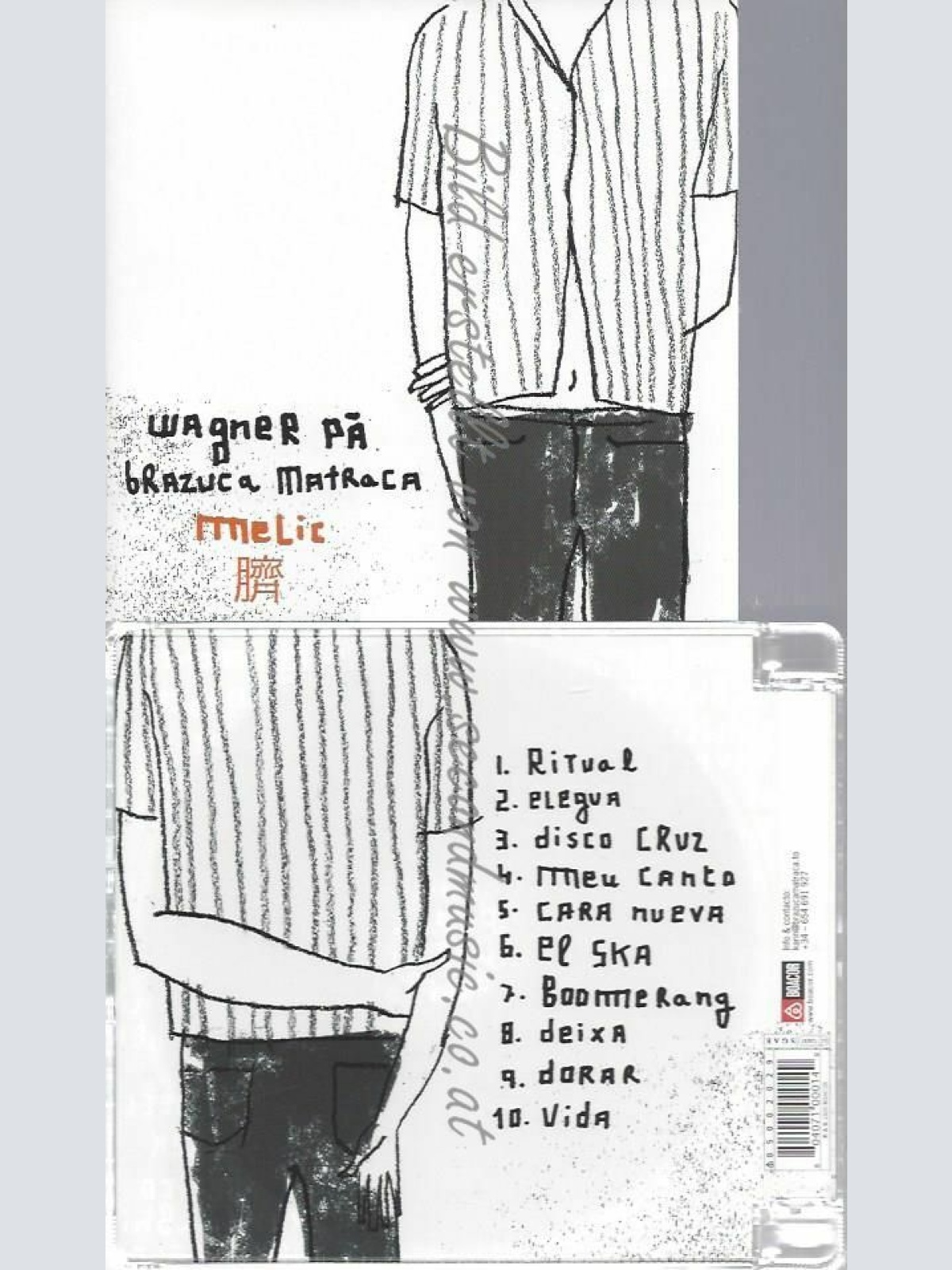 CD--  Wagner PÁ & Brazuca Matraca  Melic