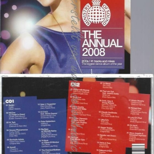 CD-- Various – The Annual 2008 --Ministry of Sound