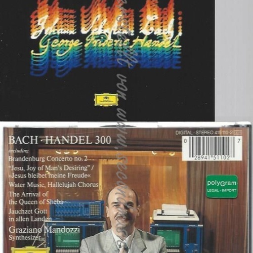 CD--HANDEL GEORGE FRIDERIC / BACH | --BACH HANDEL 3000 ; GRAZIANO MAND