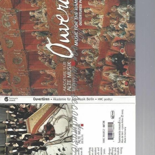 CD--AKADEMIE FUER ALTE MUSIK BERLIN,  --OUVERTÜREN FÜR DIE HAMBURGER OPER