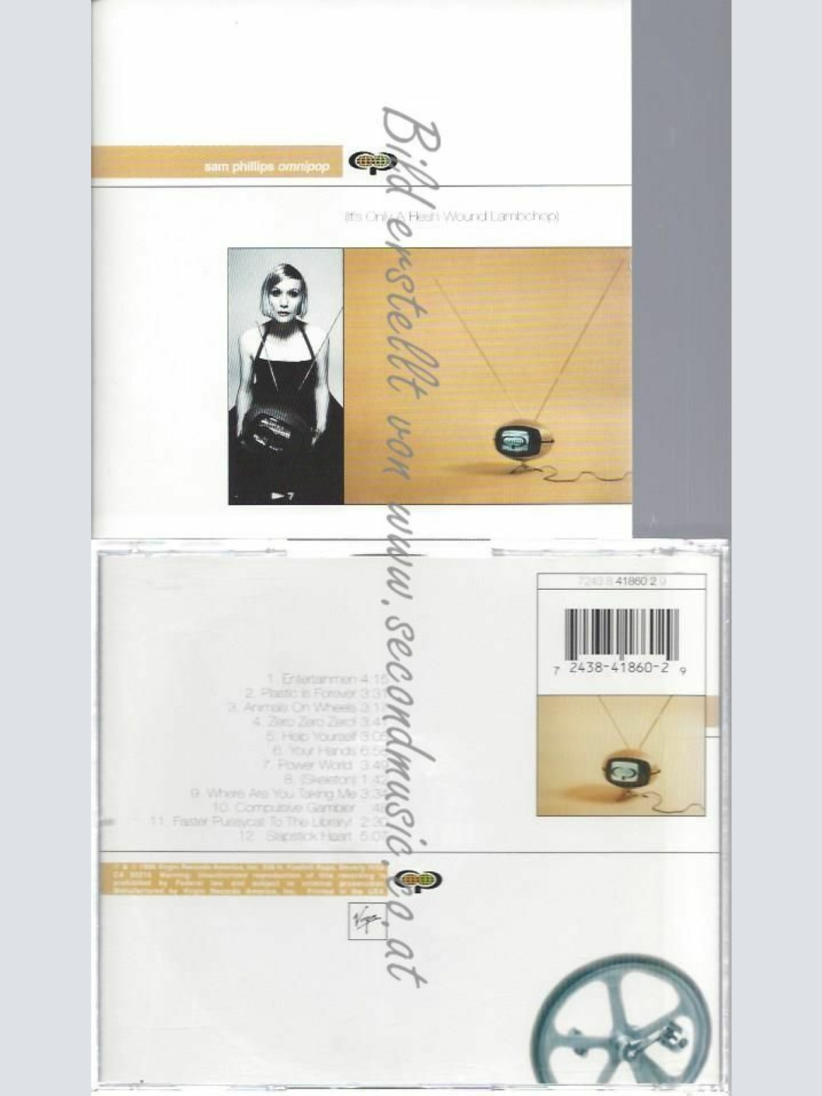 CD--SAM PHILLIPS | --OMNIPOP (IT'S ONLY A FLESH WOUND LAMBCHOP)