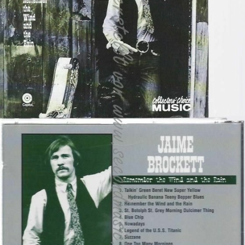 CD--JAIME BROCKETT | --REMEMBER THE WIND & THE RAIN
