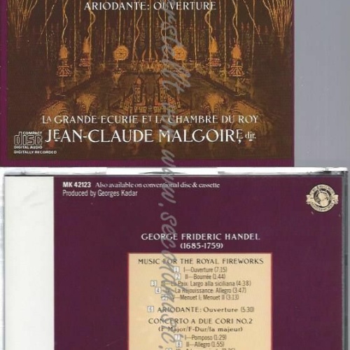 CD--LA GRANDE ECURIE,  - ROYAL FIREWORKS , CONCERTO A DUE CORI NO 2 )