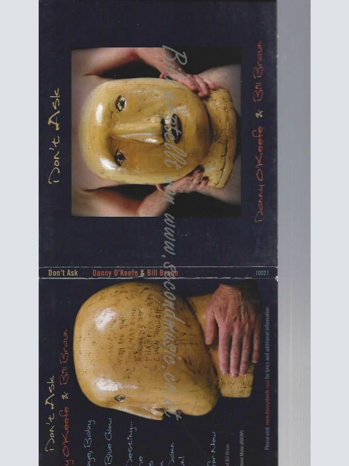 CD--DANNY O'KEEFE   BILL BRAUN | --DON'T ASK