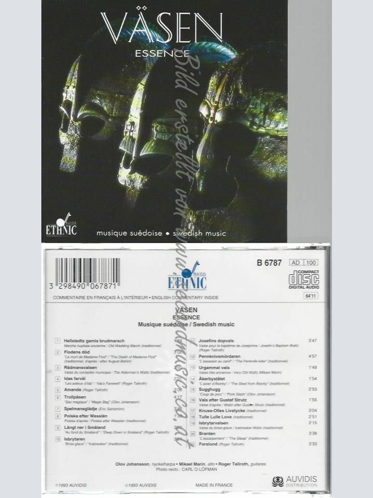 CD--ÄSEN ENSEMBLE/ VASEN | --SCHWEDEN