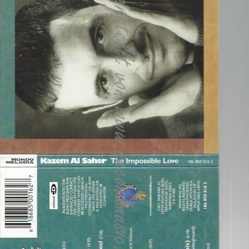 CD--KAZEM AL-SAHER | --IMPOSSIBLE LOVE [ENHANCED]