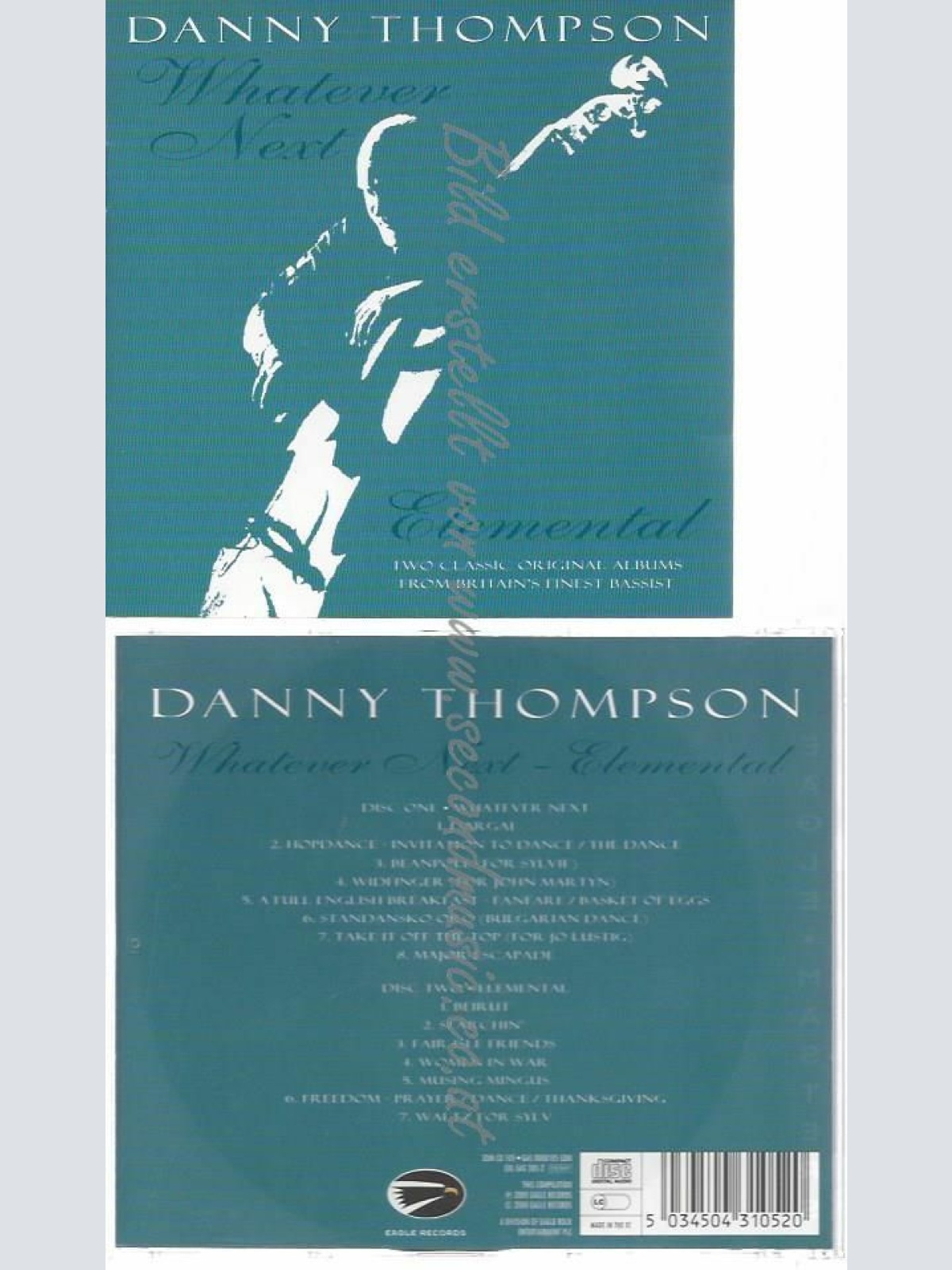 CD--THOMPSON,DANNY | --WHATEVER NEXT + ELEMENTAL