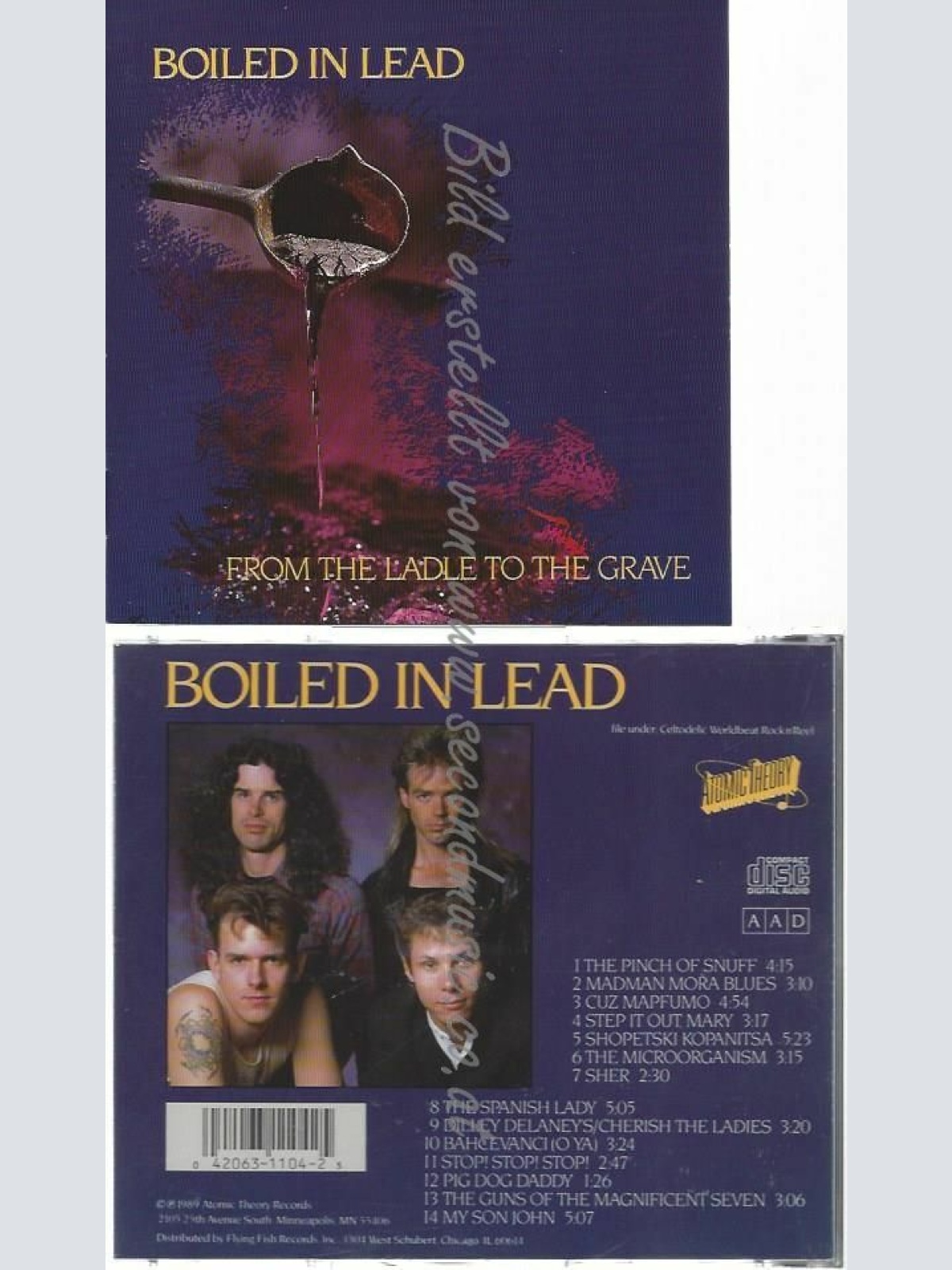 CD--BOILED IN LEAD | --FROM THE LADLE TO THE GRAVE