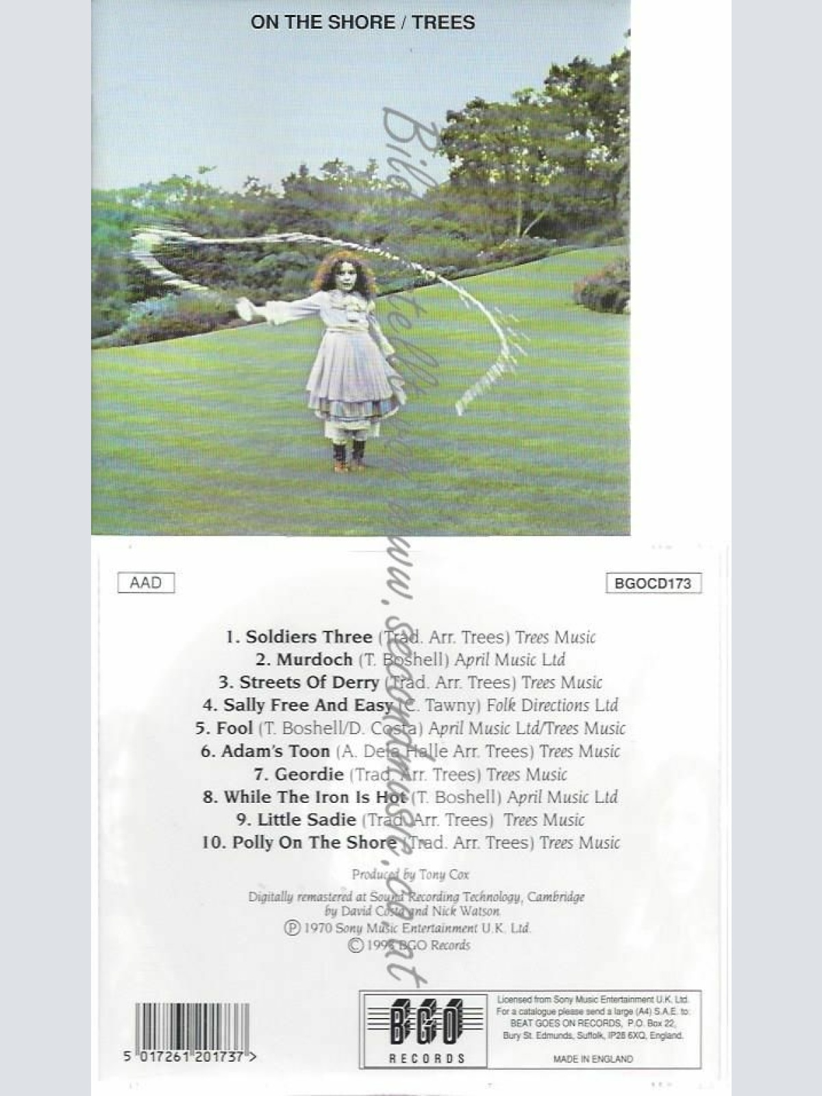 CD--TREES | --ON THE SHORE