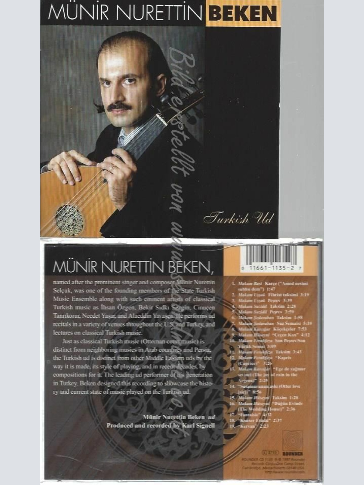 CD--MUNIR NURETTIN BEKEN | --THE ART OF THE TURKISH UD