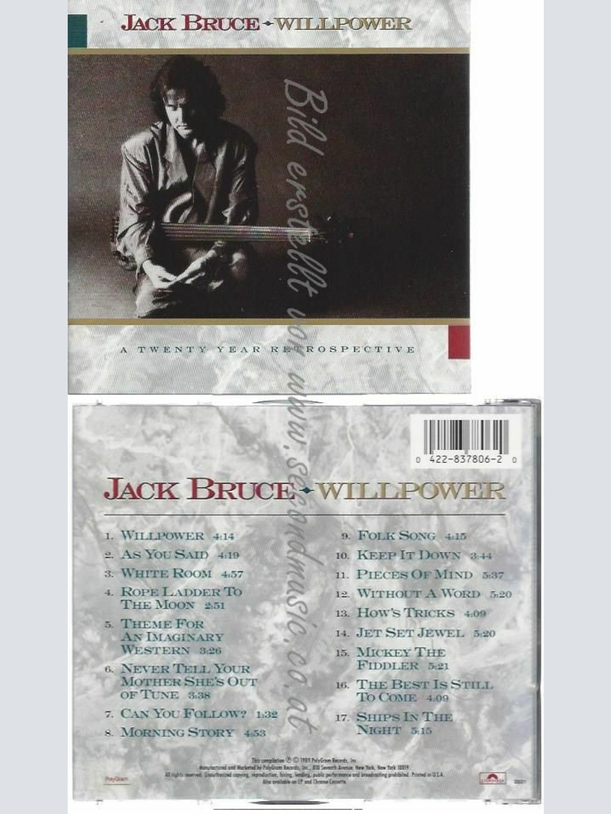 CD--JACK BRUCE | --WILLPOWER