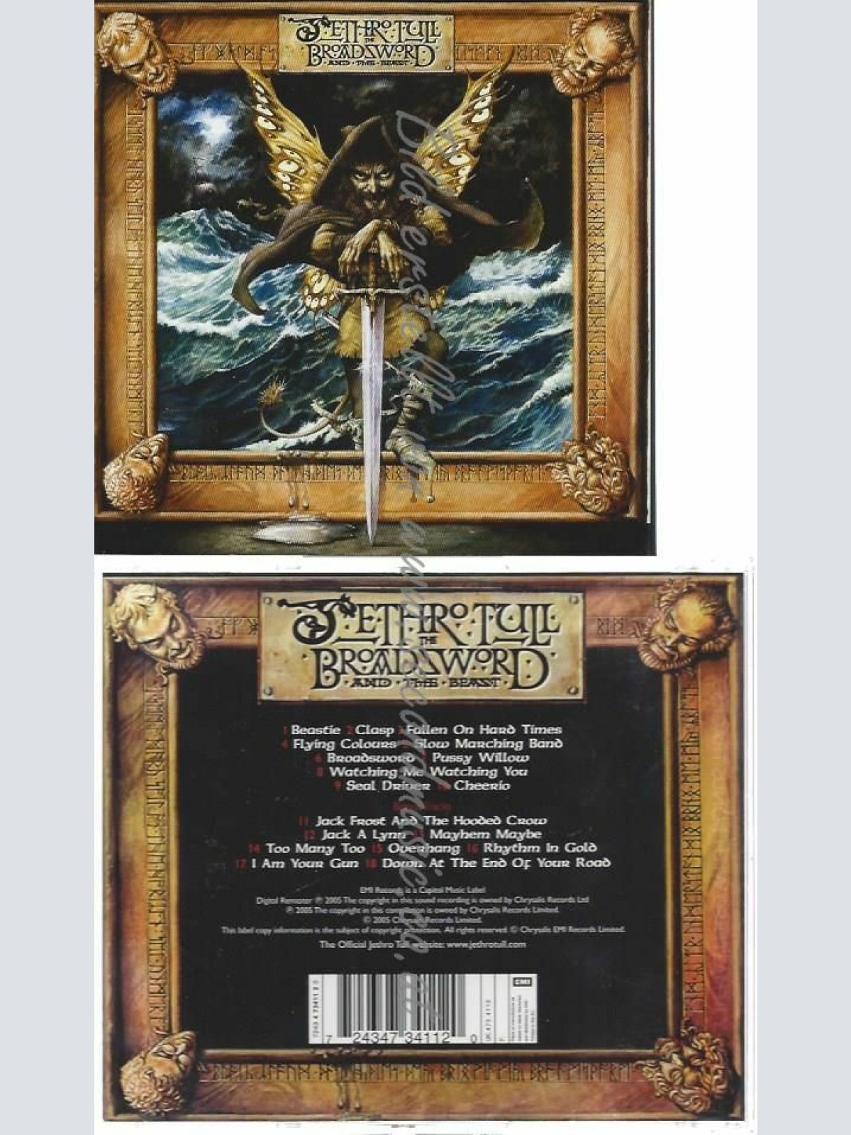 CD--JETHRO TULL | --THE BROADSWORD AND THE BEAST