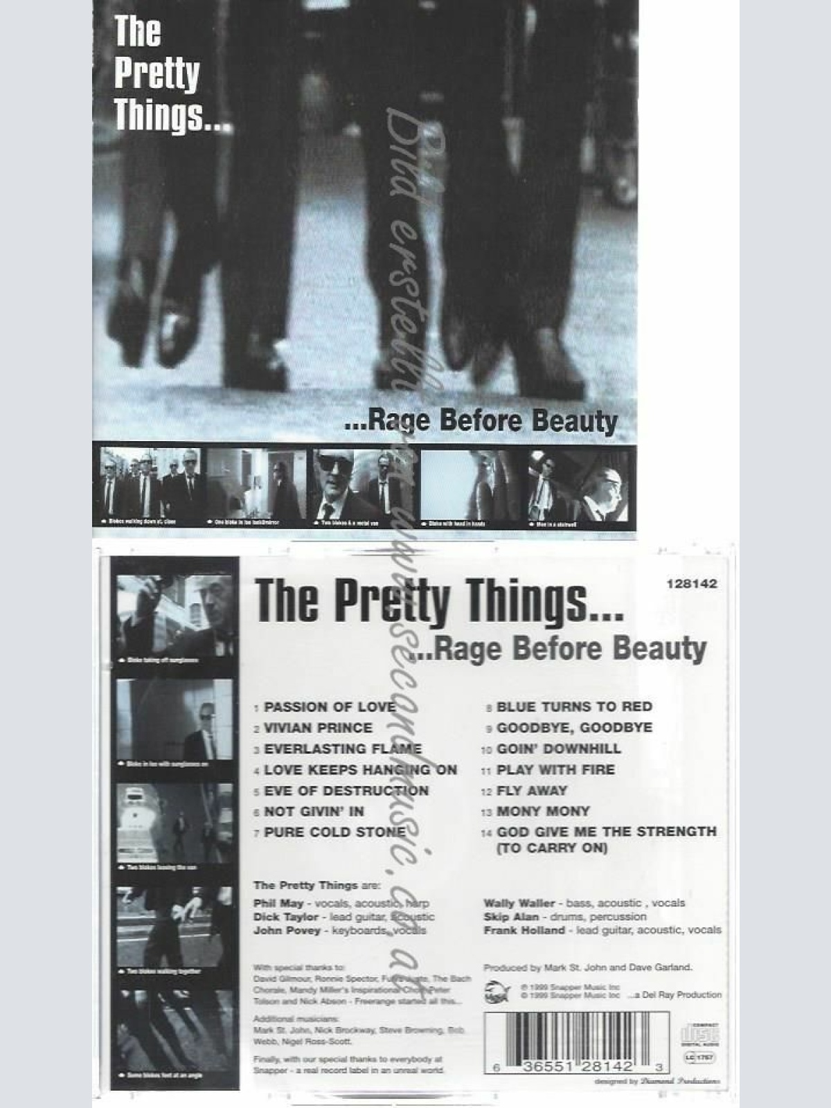 CD--THE PRETTY THINGS | --RAGE BEFORE BEAUTY