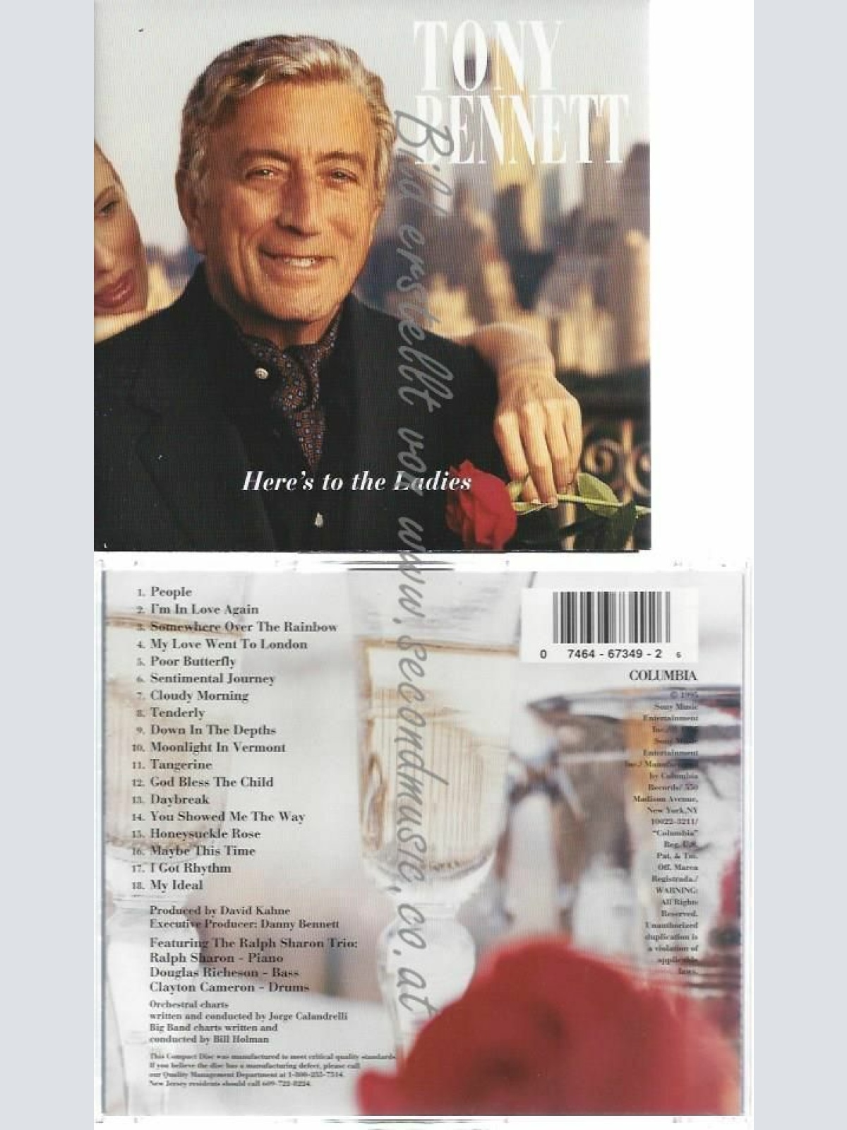 CD--TONY BENNETT | --HERE'S TO THE LADIES