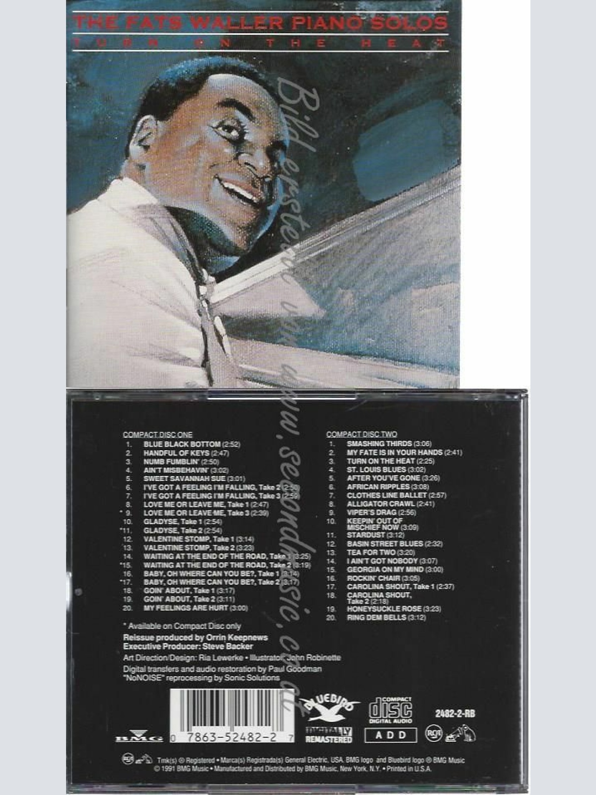 CD--FATS WALLER | --TURN ON THE HEAT