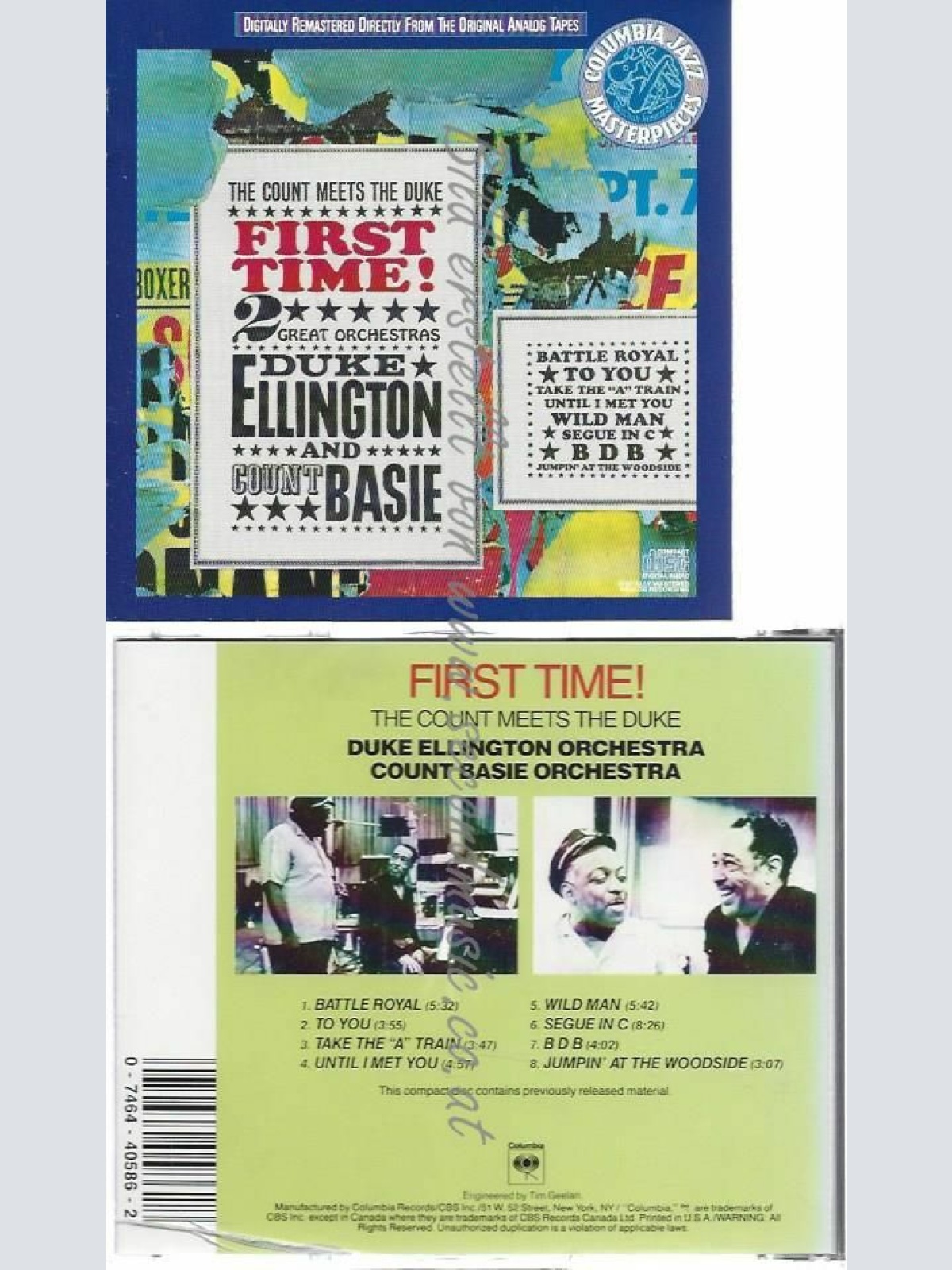 CD--DUKE ELLINGTON UND COUNT BASIE | --COUNT MEETS THE DUKE