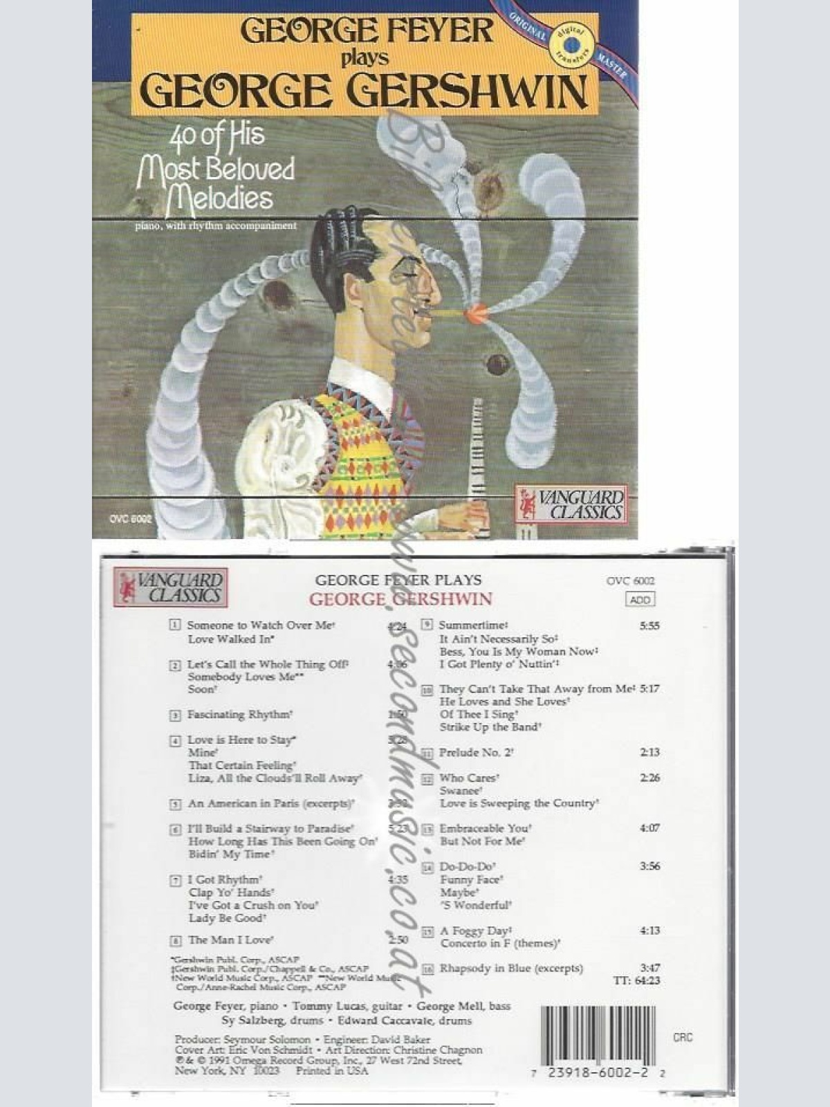 CD--FEYER,GEORGE | --FEYER PLAYS GERSHWIN