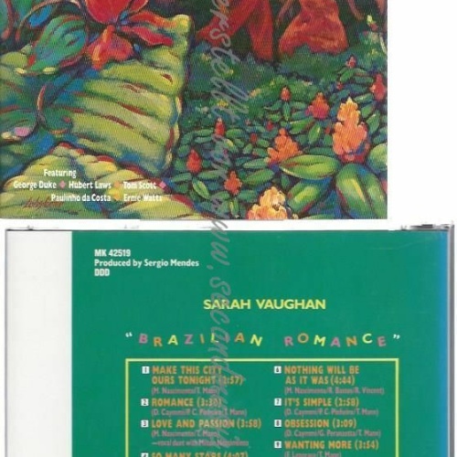 CD--MILTON NASCIMENTO UND SARAH VAUGHAN | --BRAZILIAN ROMANCE