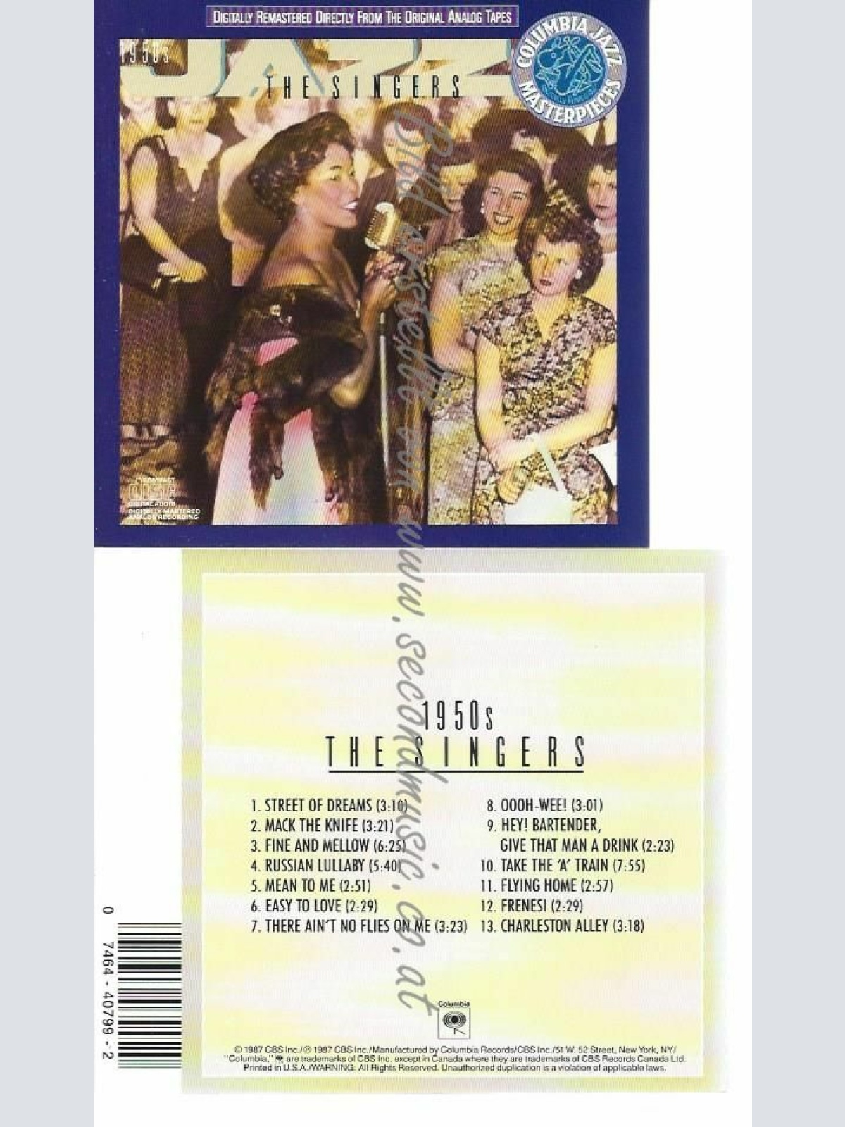 CD--VARIOUS ARTISTS | --1950'S SINGERS