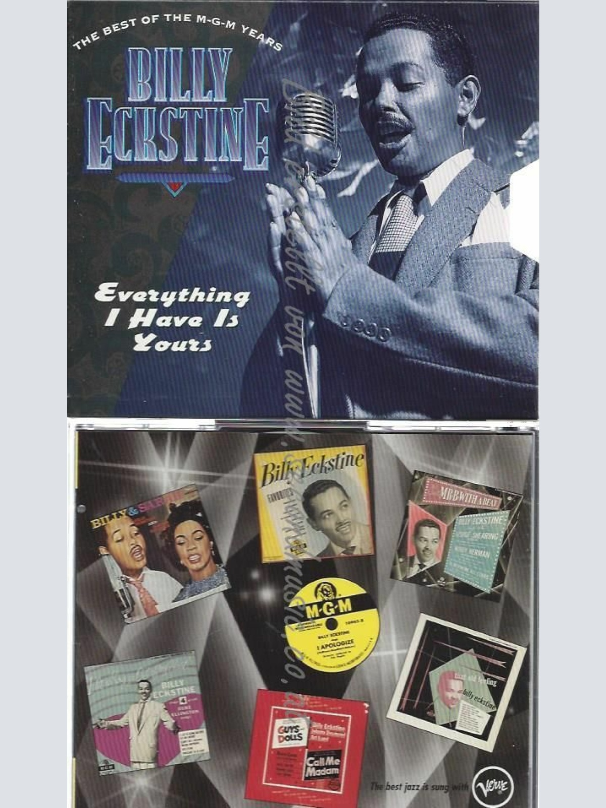 CD--BILLY ECKSTINE | --EVERYTHING I HAVE IS YOURS