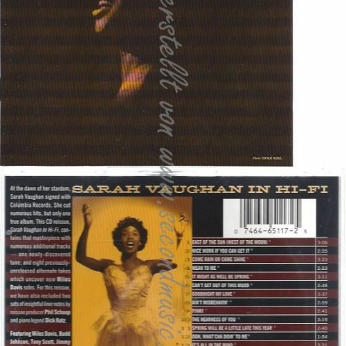 CD--SARAH VAUGHAN | --IN HI - FI