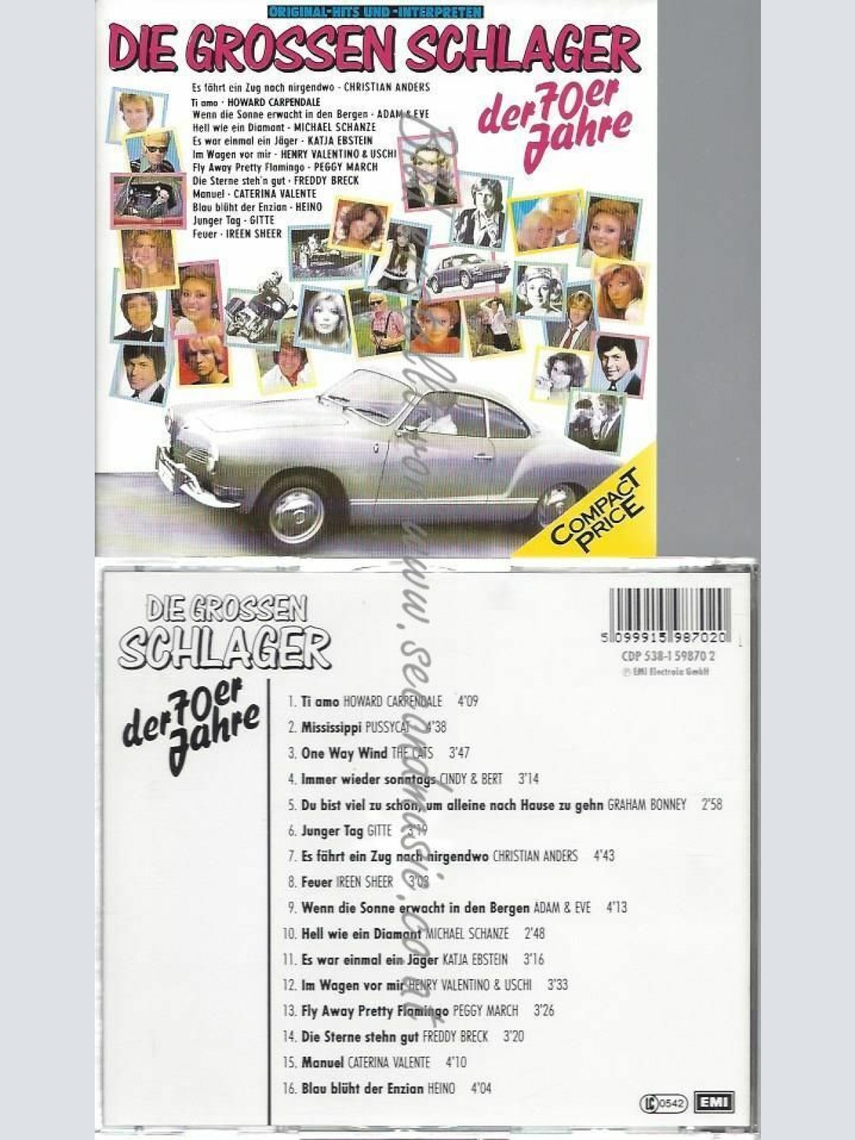 CD--VARIOUS | --DIE GROSSEN SCHLAGER DER 70ER JAHRE