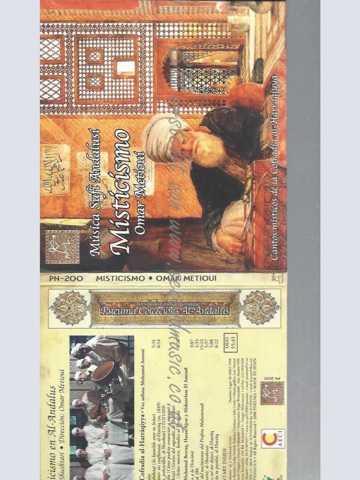 CD--OMAR METIOUI | --MUSICA SUFI ANDALUSI