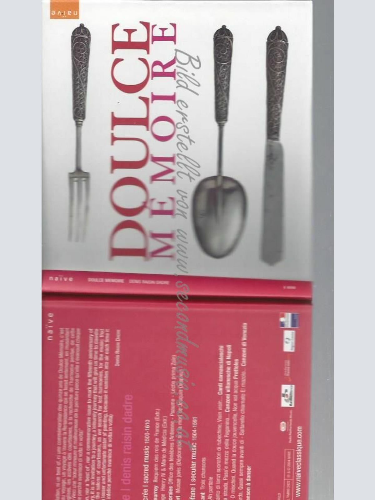 CD--DOULCE MEMOIRE, CAURROY, ET AL. | --DOULCE MEMOIRE