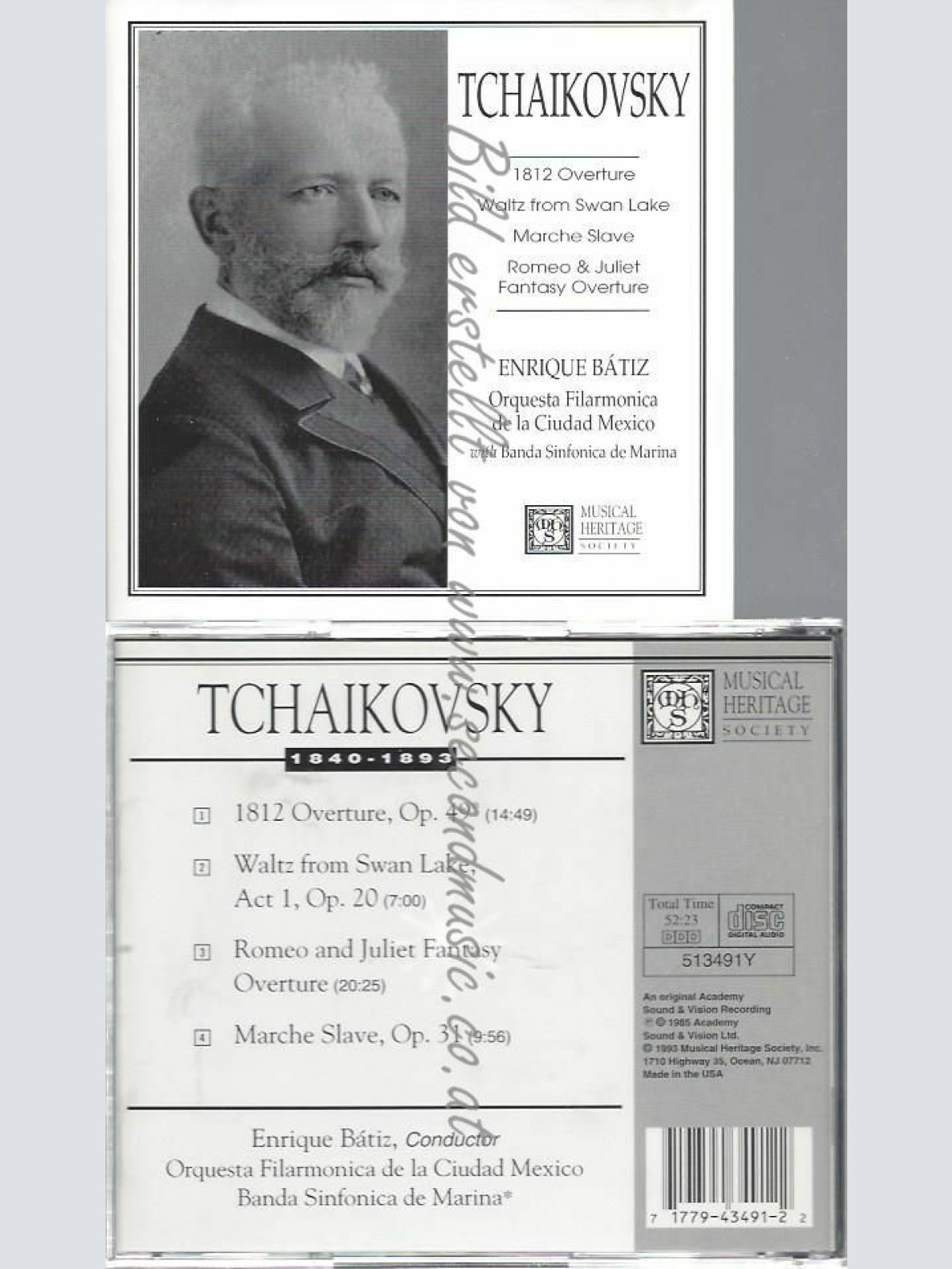 CD--TCHAIKOVSKY UND ENRIQUE BATIZ--TCHAIKOVSHY  -