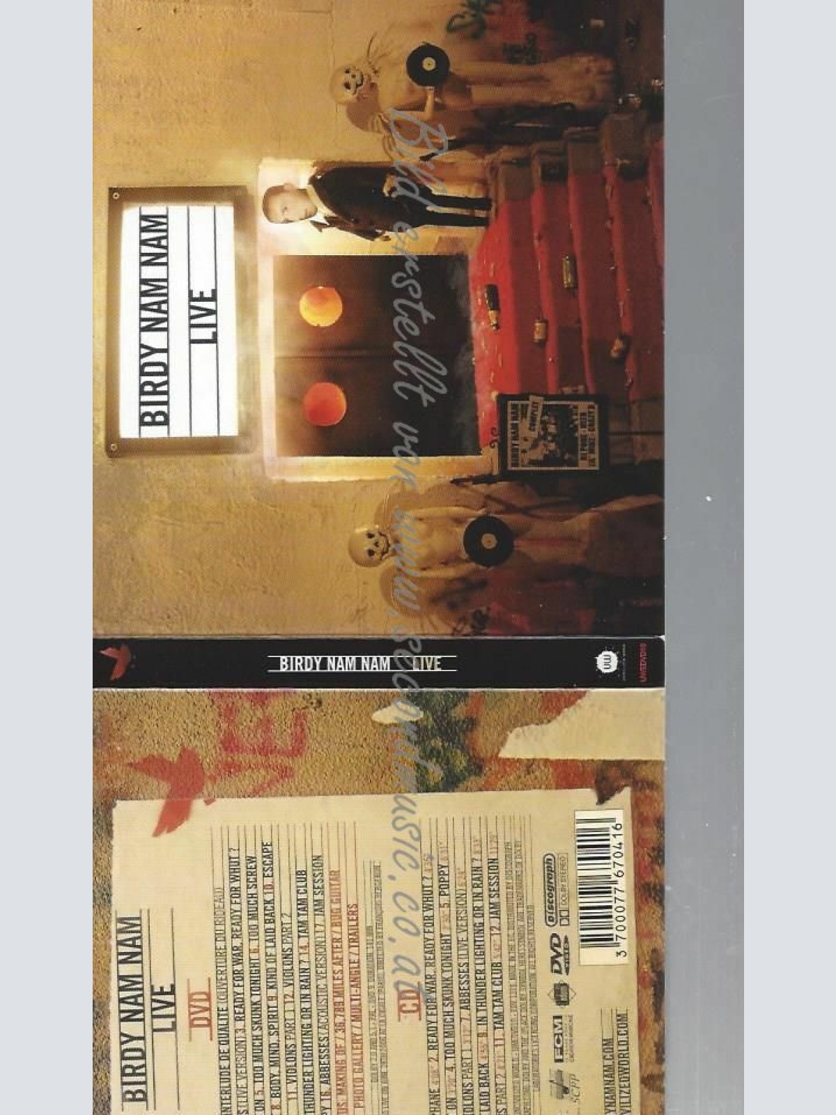 CD--BIRDY NAM NAM | --LIVE IN PARIS (CD+DVD)