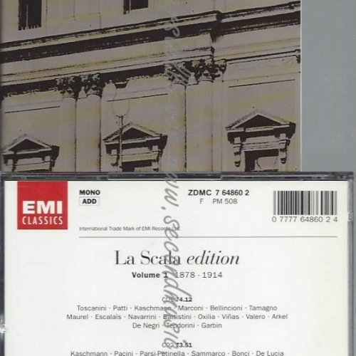 CD--VARIOUS | --SCALA EDITION VOL.1 (1878-1914