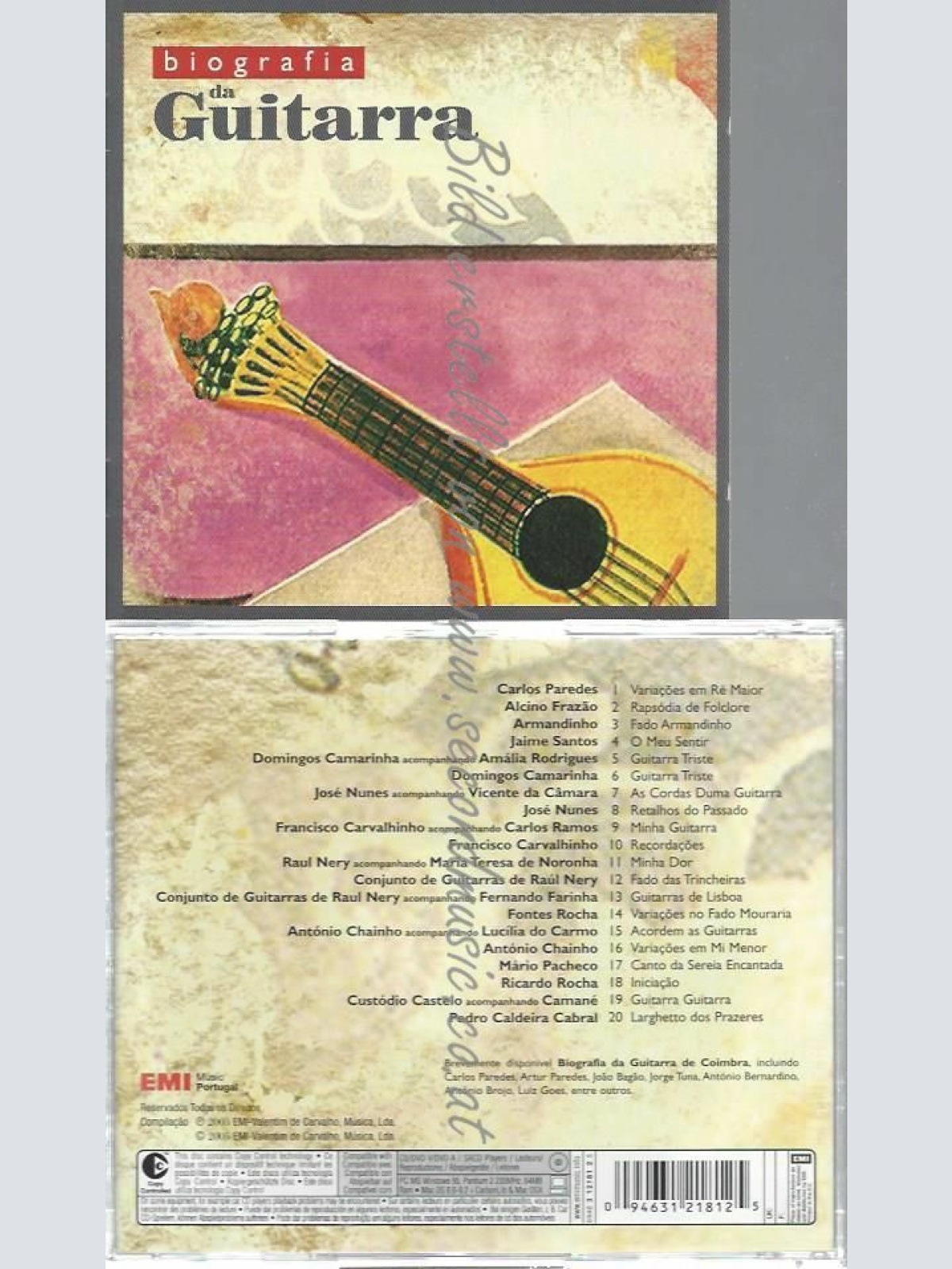 CD--VARIOUS [EMI PORTUGAL] | --BIOGRAFIA DA GUITARRA