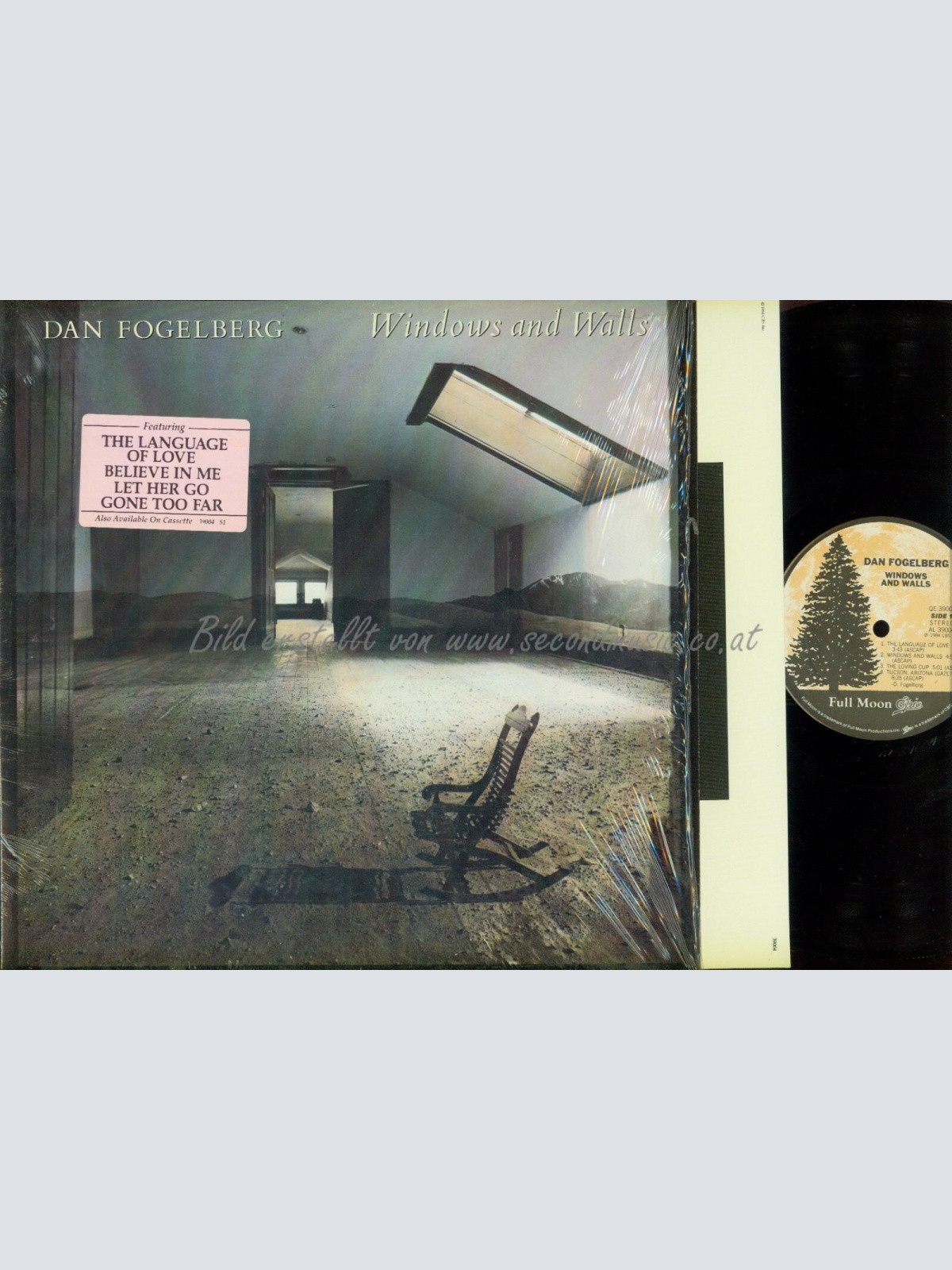 LP--   Dan Fogelberg  Windows And Walls  / OIS / US LP // QE39004