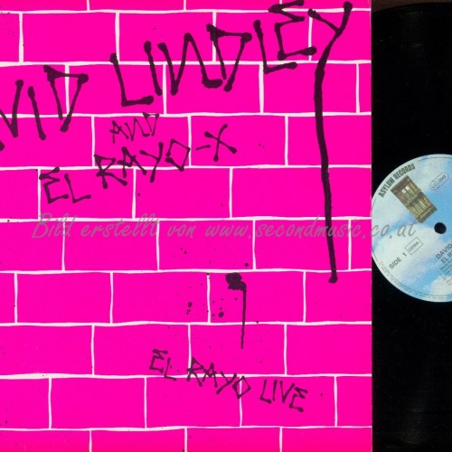 LP---  David Lindley And El Rayo-X  El Rayo Live  //DE //NM